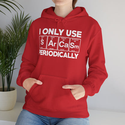 Sarcasm Periodic Table Element Weird Science Joke Gift Hoodie