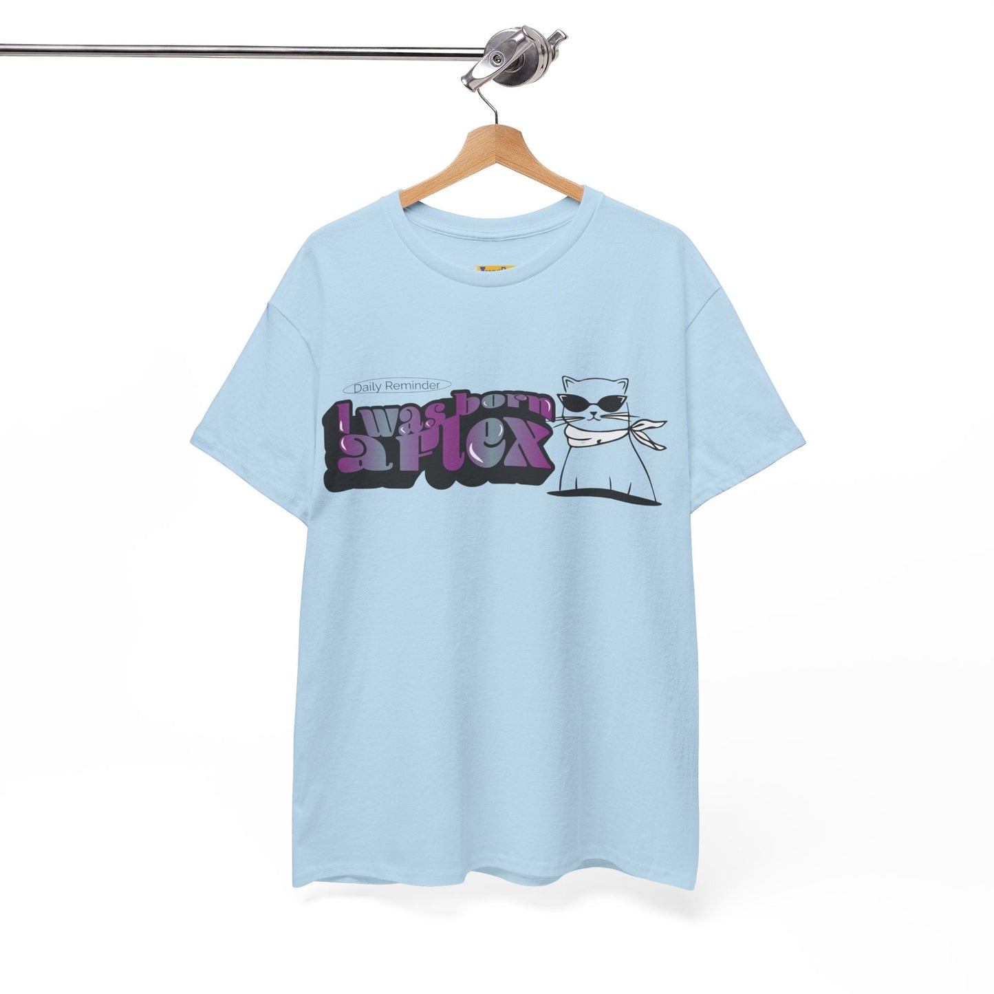 I Was Born A Flex Funny Confidence Quote T-Shirt