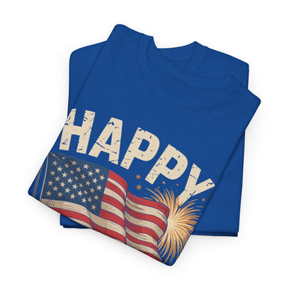 Happy 4th Of July Patriotic American US Flag 4th Of July T-Shirt