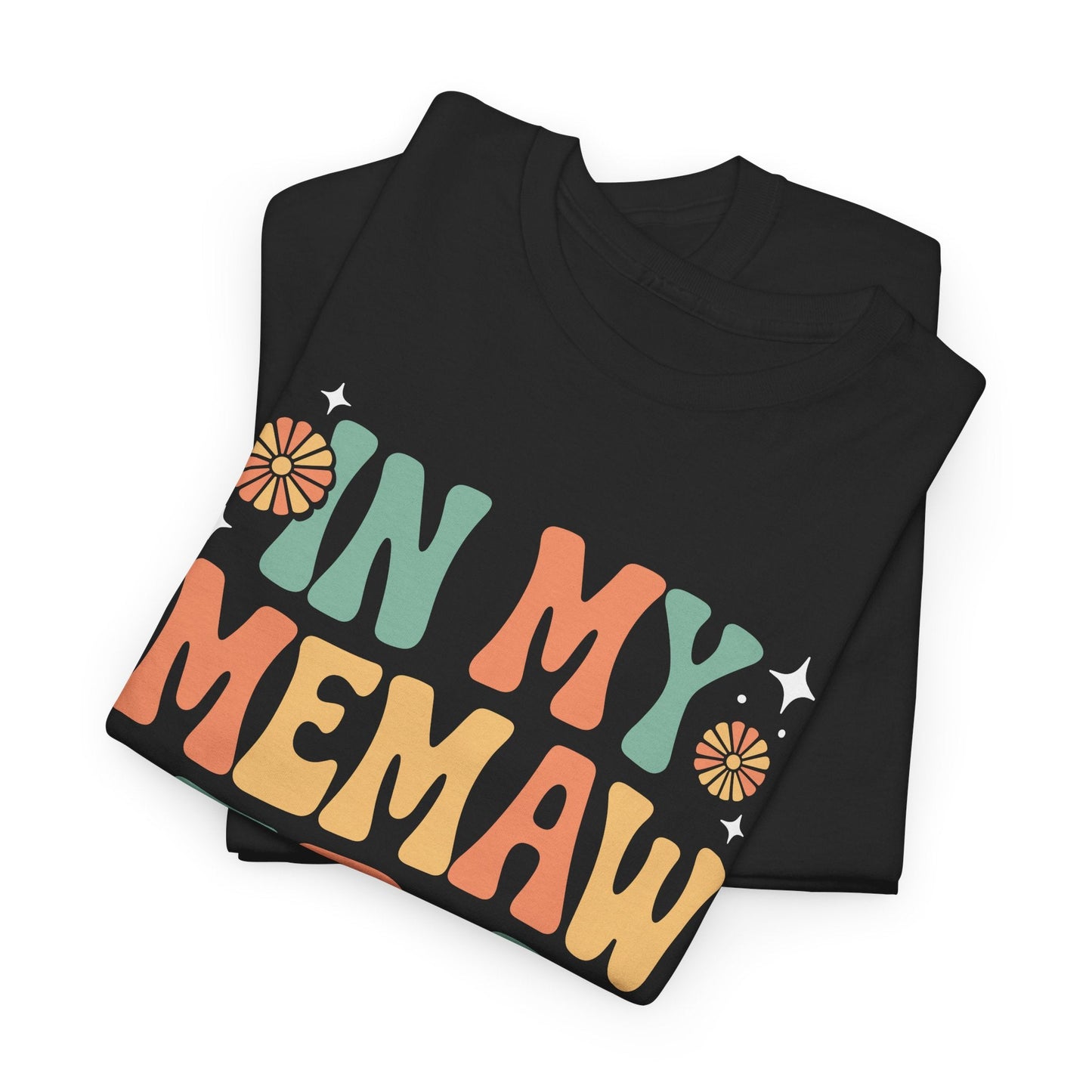 In My Memaw Era Funny Sarcastic Groovy Retro Mothers Day T-Shirt