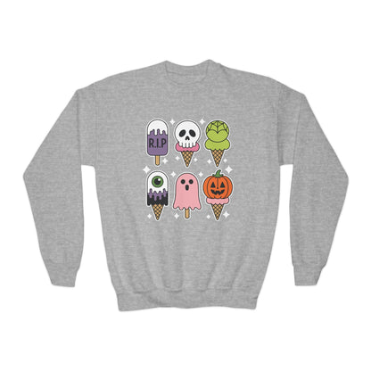 Horror Movie Summer Popsicle Halloween Ice Cream Summer-ween Sweatshirt