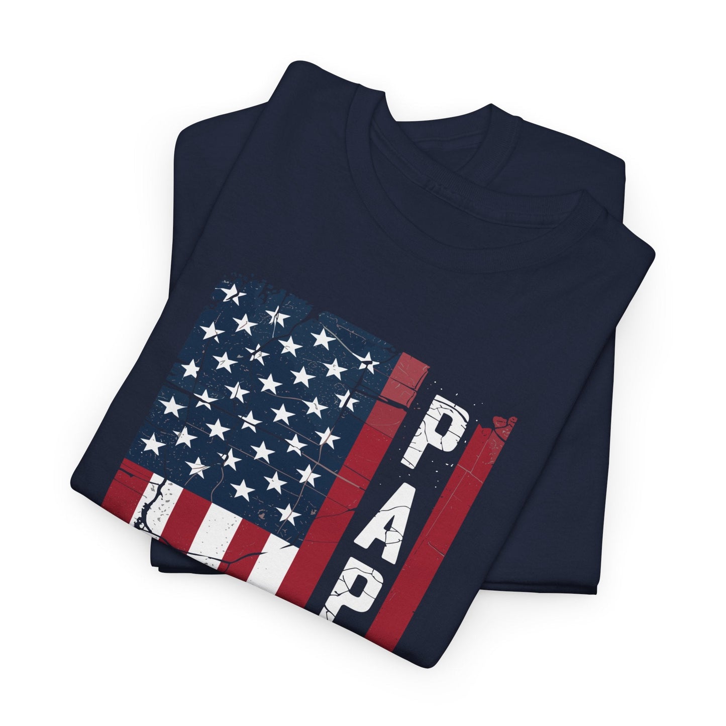 Papaw Grandpa US American Flag Shirt Grandfather Day T-Shirt