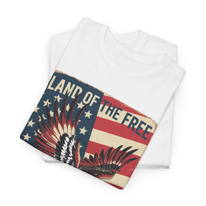 America Eagle Land of the Free Because of the Brave T-Shirt