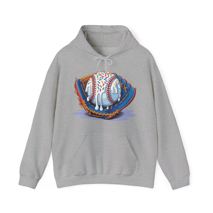 Baseball Drip Ice Cream Sprinkles Baseball Glove Hoodie