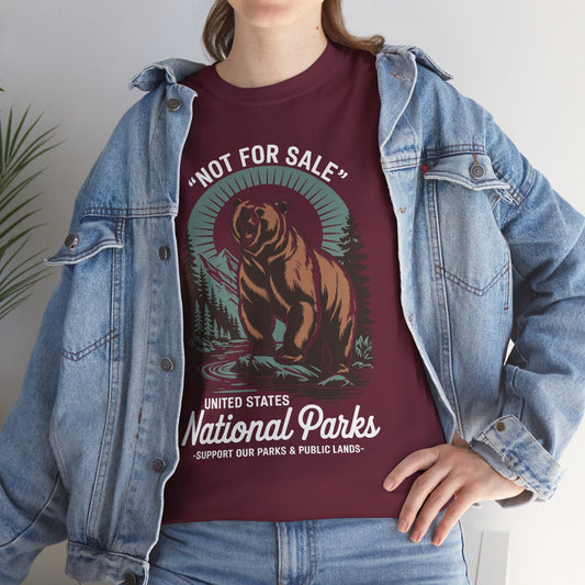 Not For Sale National Parks Support Our Parks & Public Lands T-shirt
