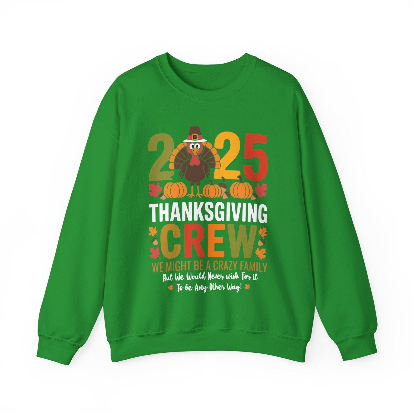 Family Thanksgiving 2025 Thanksgiving Crew Turkey Matching Sweatshirt