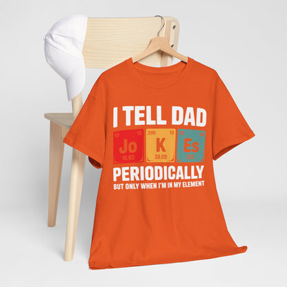 I Tell Dad Jokes Periodically Element Vintage Father's Day T-Shirt