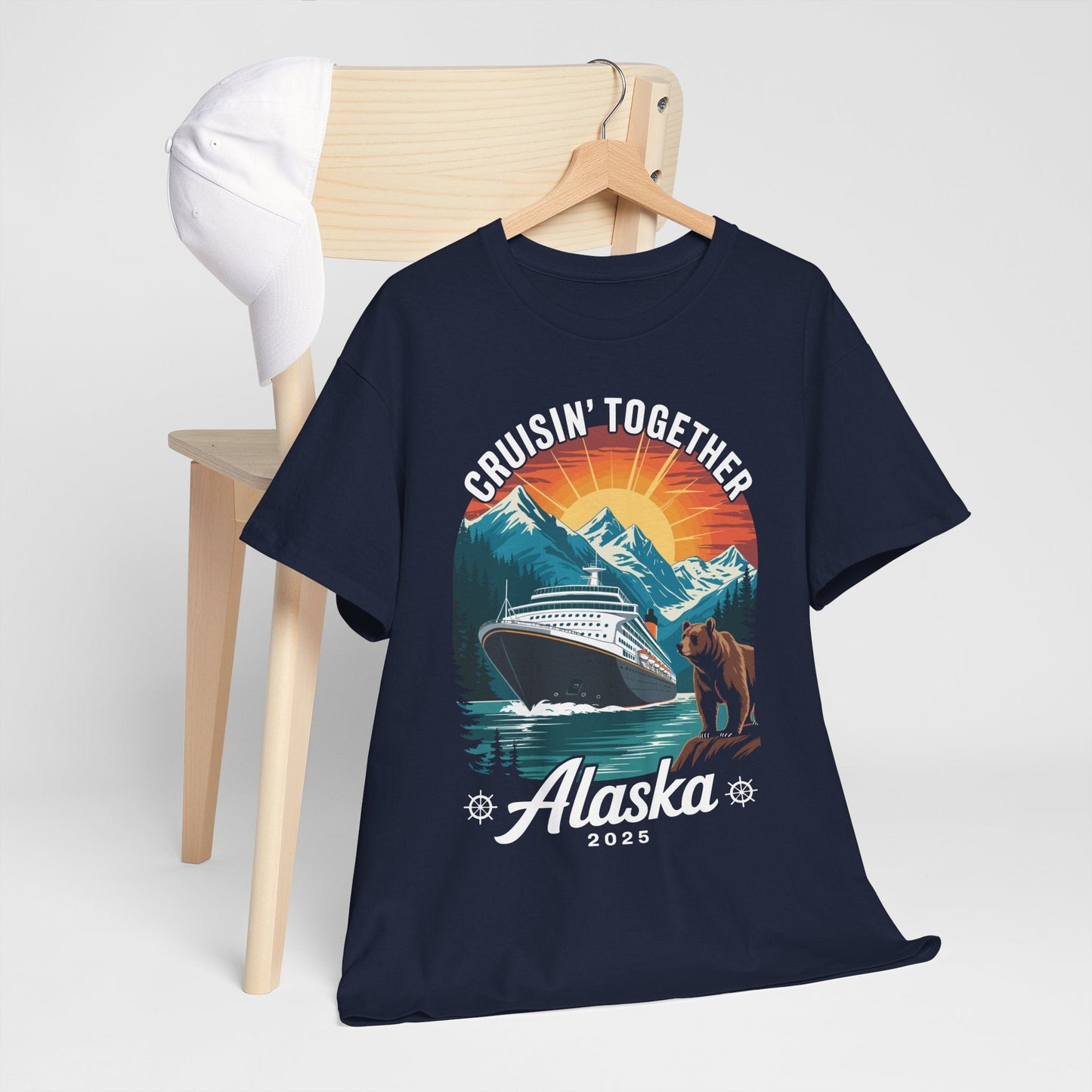 Cruisin Together Alaska 2025 Family Friend Alaska Cruise T-Shirt