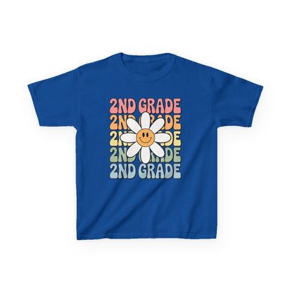 Groovy 2nd Grade Back To School First Day of Second Grade T-Shirt