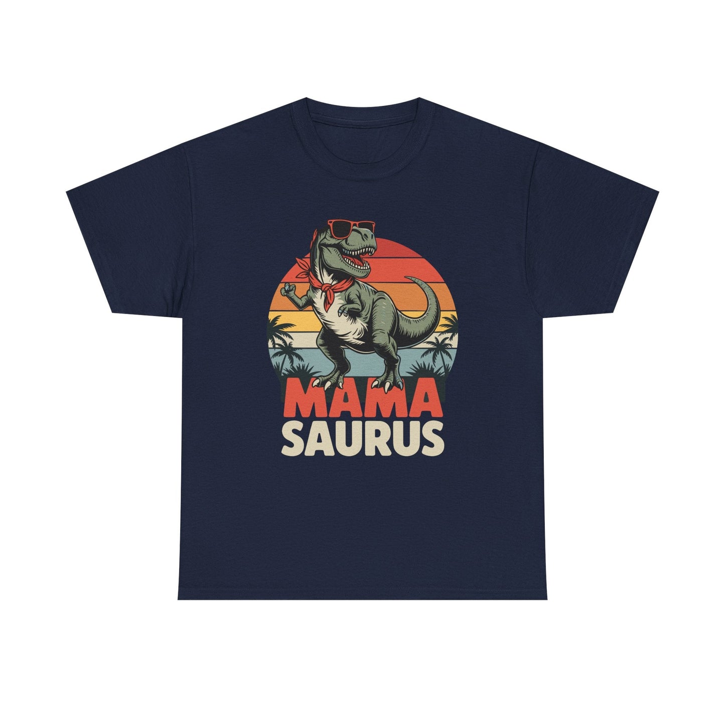 Mamasaurus T Rex Dinosaur Mama Saurus Family Matching Women T-Shirts