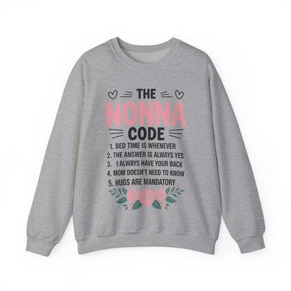 The A Nonna Code Funny Grandma Mothers Day Gifts Sweatshirt