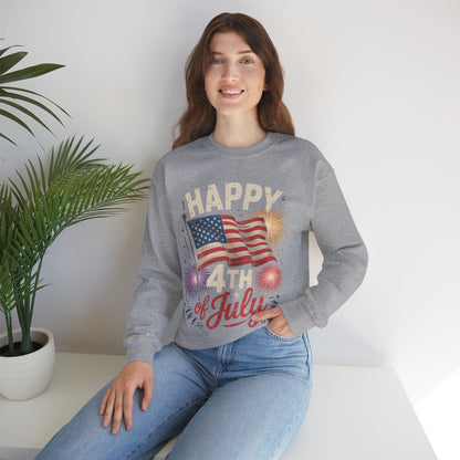 Happy 4th Of July Patriotic American US Flag 4th Of July Sweatshirt
