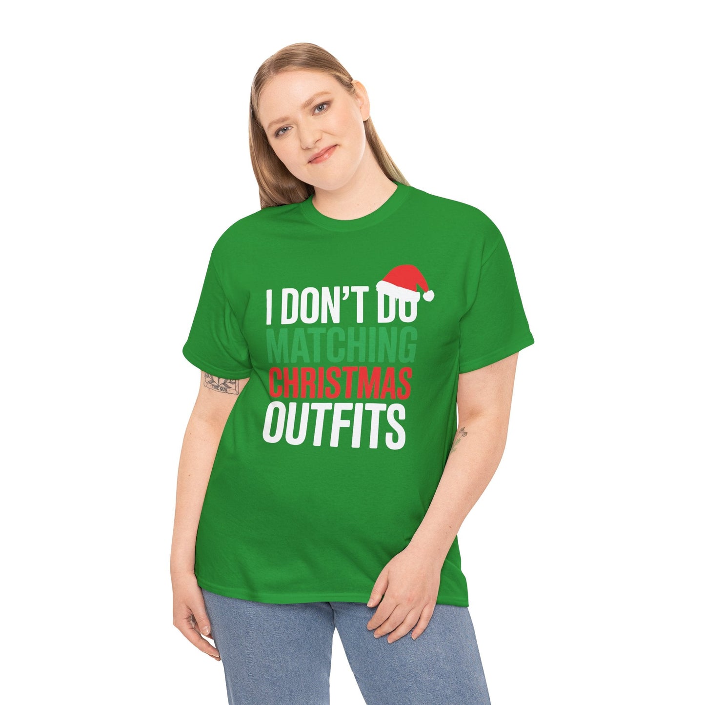 Family Christmas Pajamas I Dont Do Matching Christmas Outfit T-Shirt
