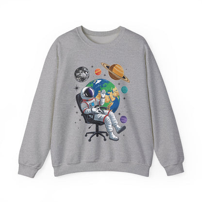 Astronaut Gamer Space Gaming System Planets Sweatshirt