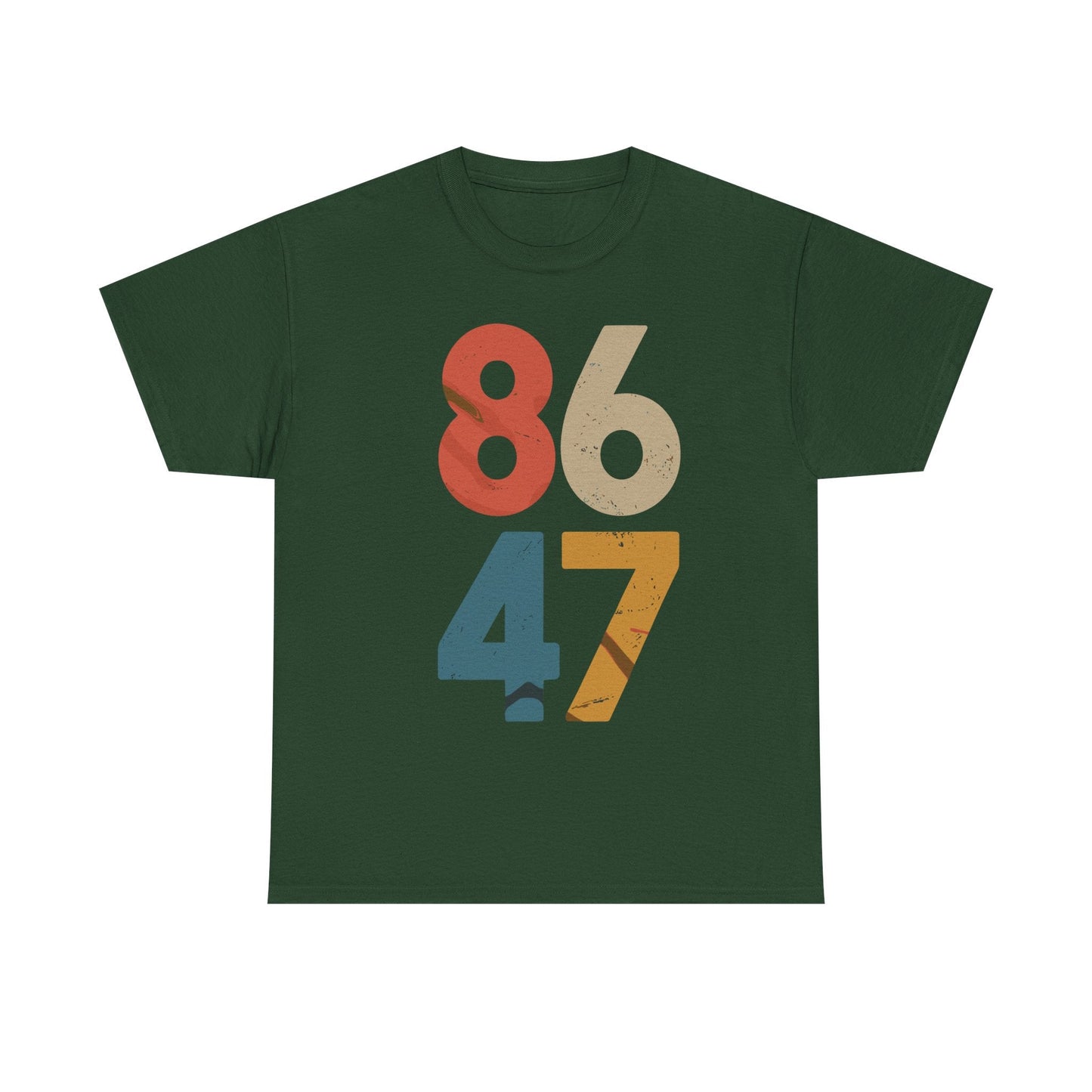 Classic Vintage 80s Style 86 47 Anti Trump T-Shirt