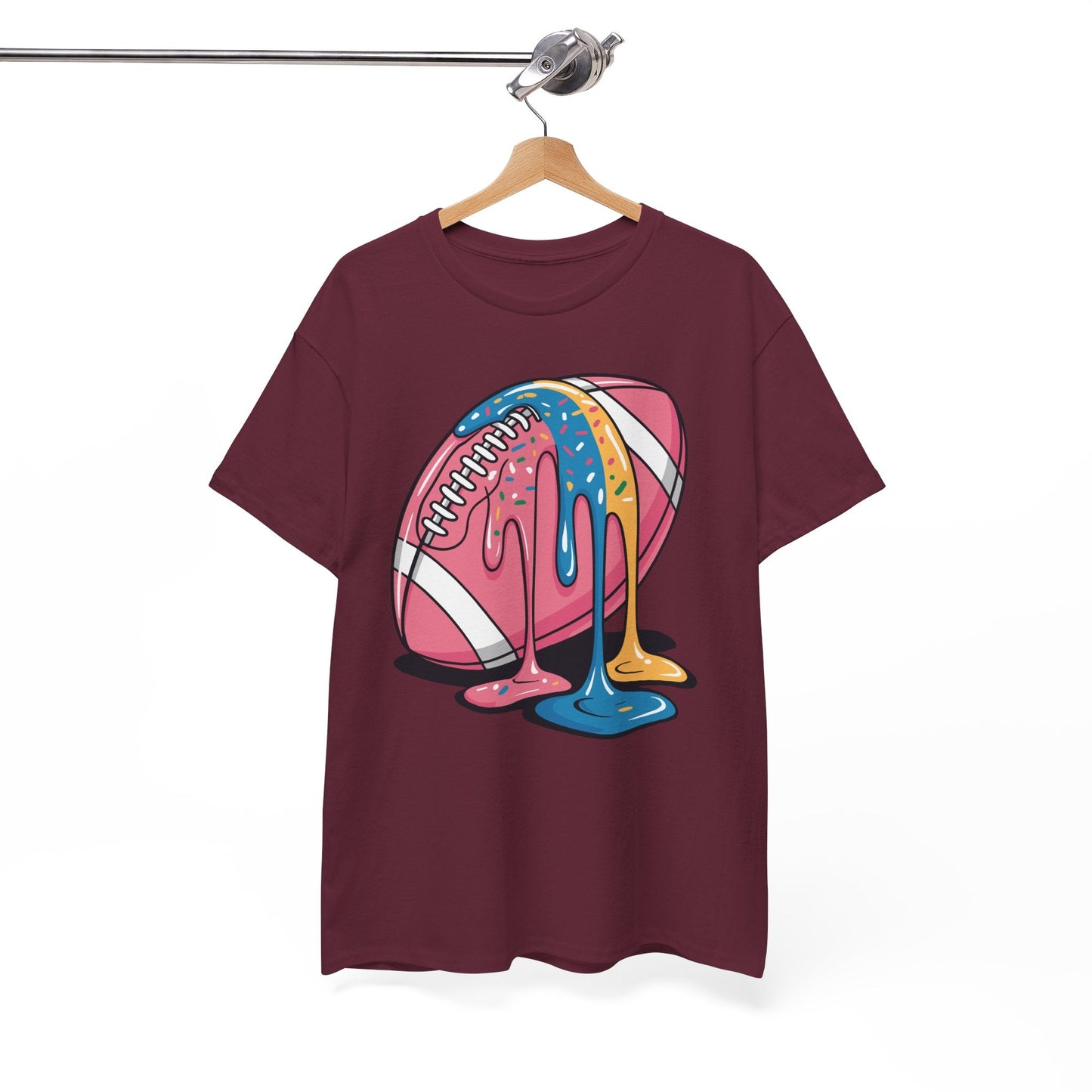 Football Drip For Lineman WR QB RB Ice Cream Sprinkles T-Shirt