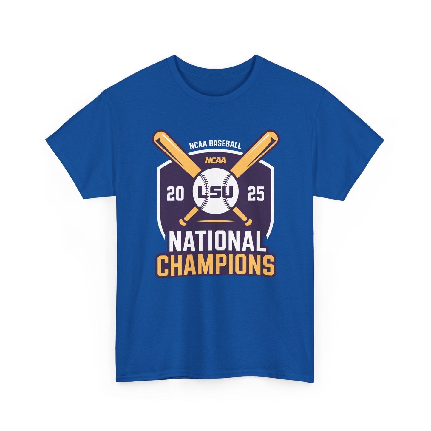 LSU Baseball 2025 National Champions Logo T-Shirt