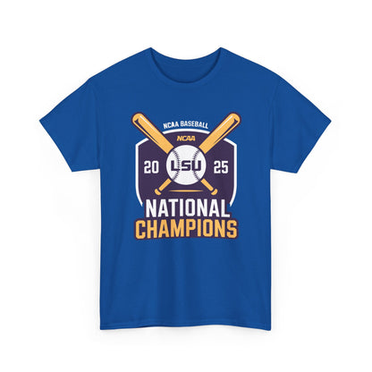 LSU Baseball 2025 National Champions Logo T-Shirt