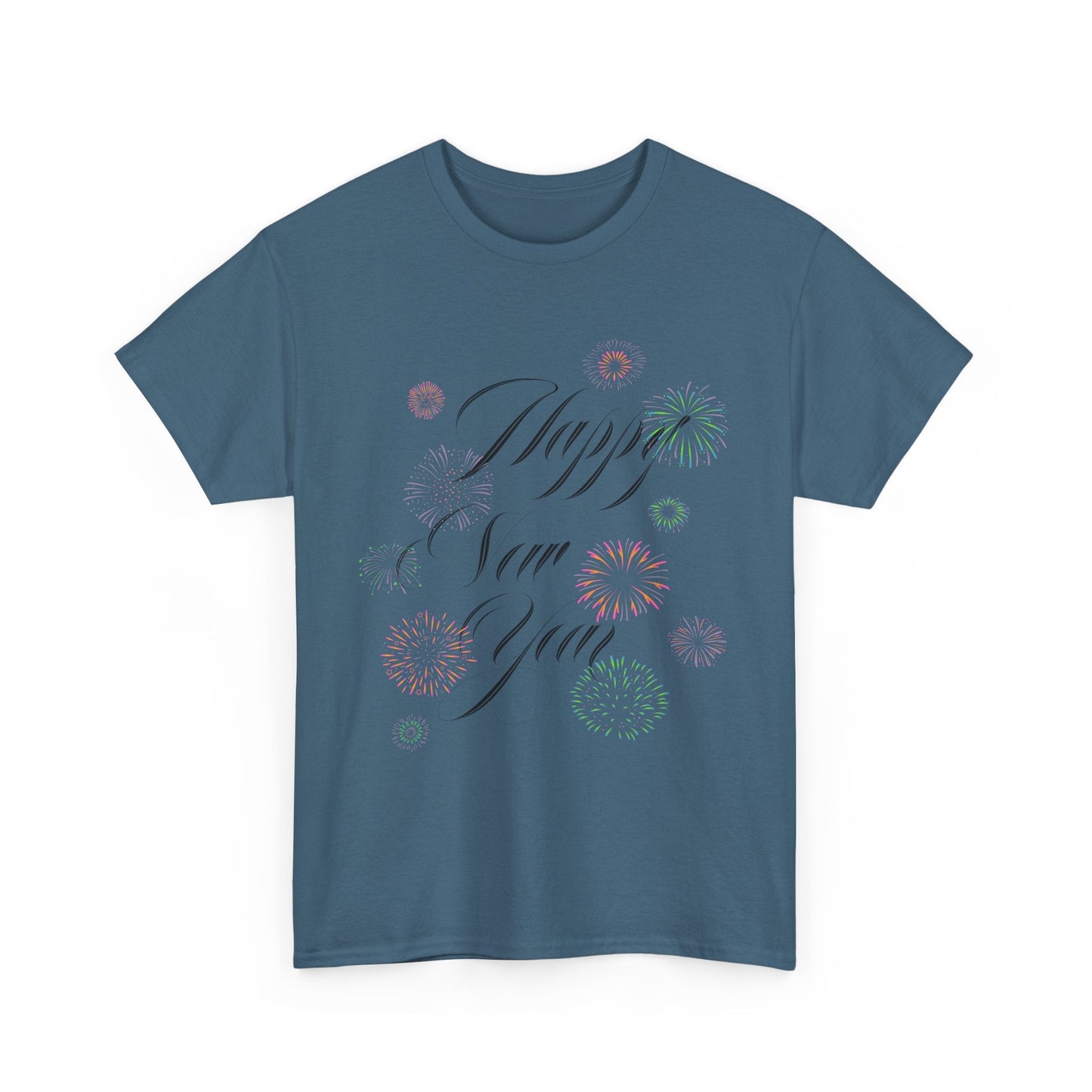 Happy New Year T-Shirt Festive Celebration Tee for Men and Women