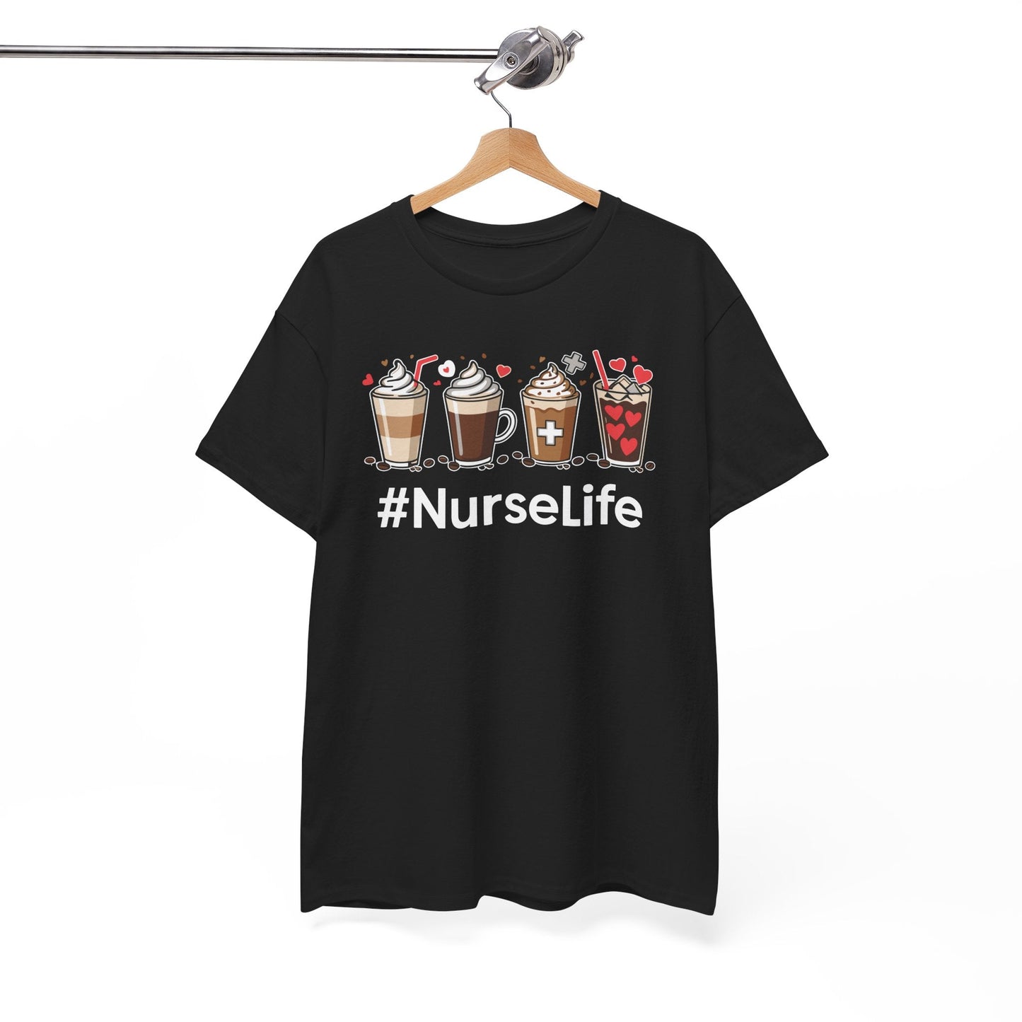 Nurse Life Funny Coffee Nurses Fuel Registered Nurse Medical T-Shirt