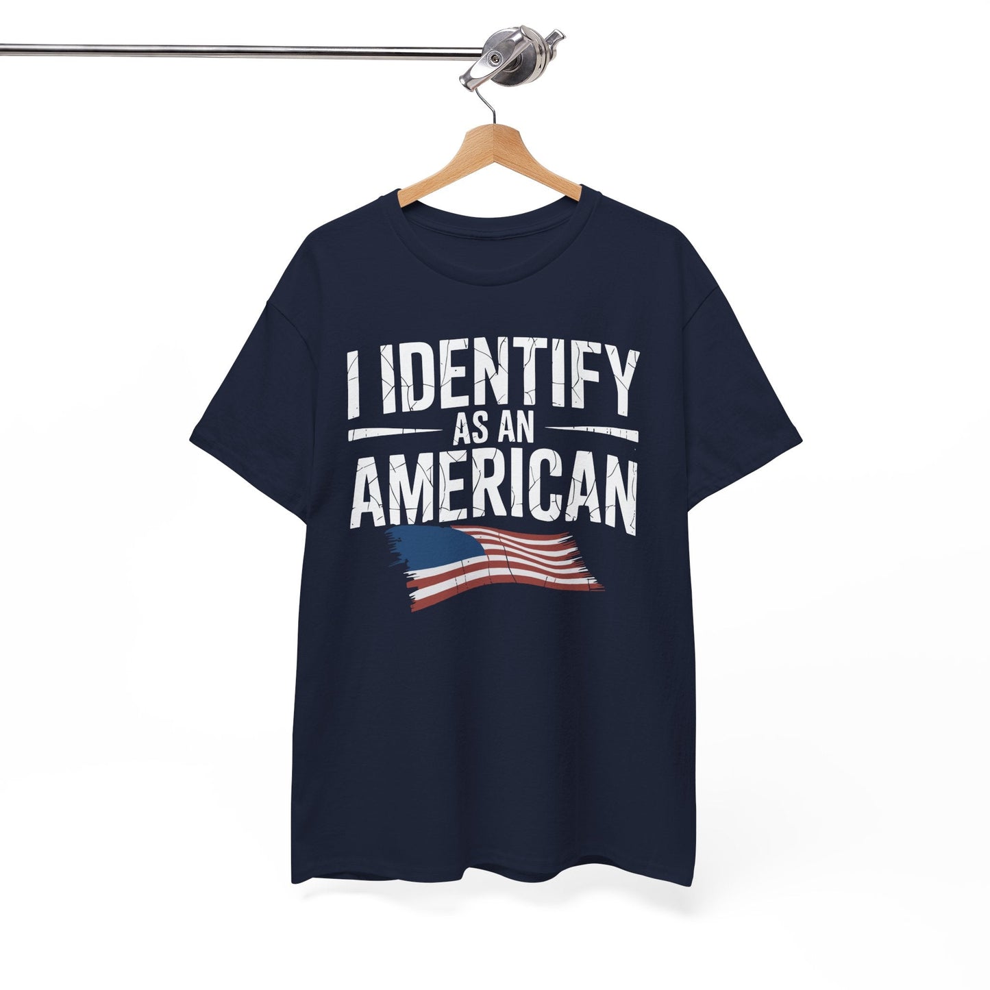 I Identify as an American No Identity Politics USA T-Shirt
