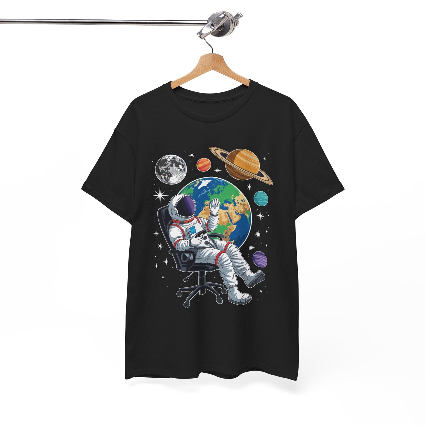 Astronaut Gamer Space Gaming System Planets T-Shirt