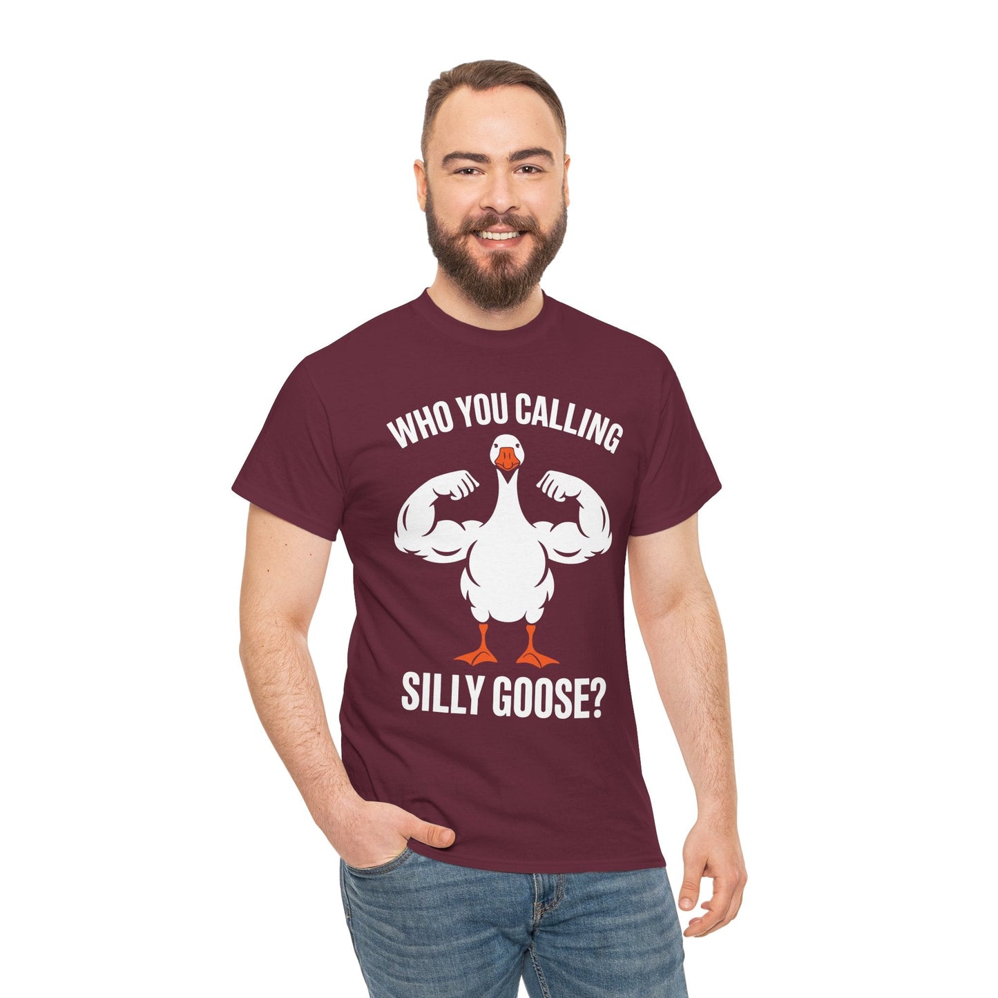 Who You Calling Silly Goose Funny Gym Meme T-Shirt