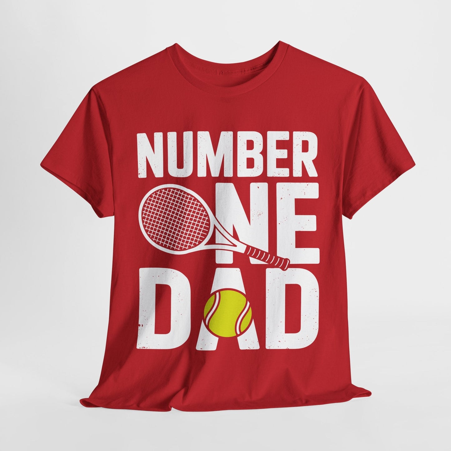 Tennis Dad Number One Daddy with Tennis Sayings Fathers Day T-Shirt