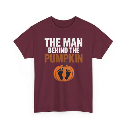 Pregnant Thanksgiving Costume for Dad Expecting Lil Pumpkin T-Shirt