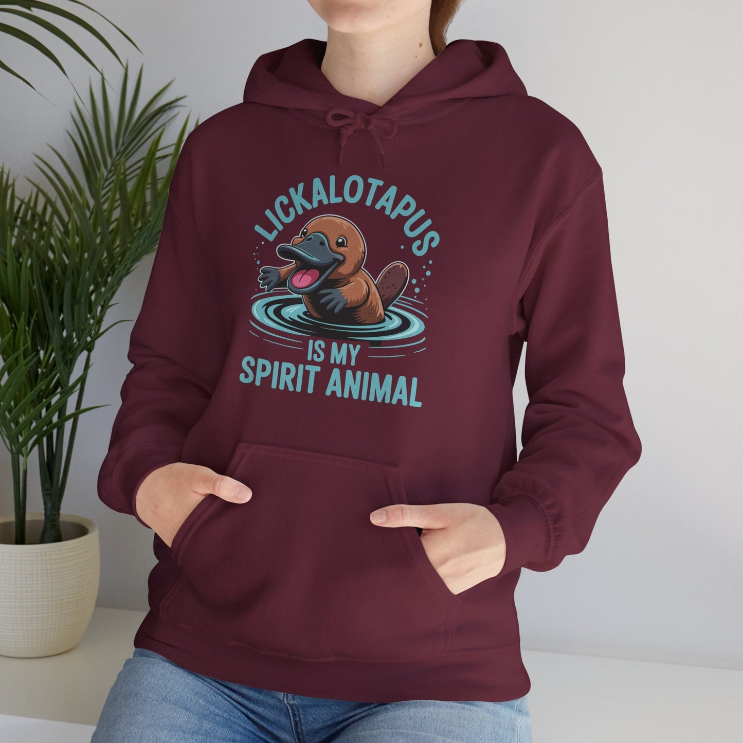 Vintage Funny Lickalottapus Is My Spirit Animal Lovers Meme Hoodie