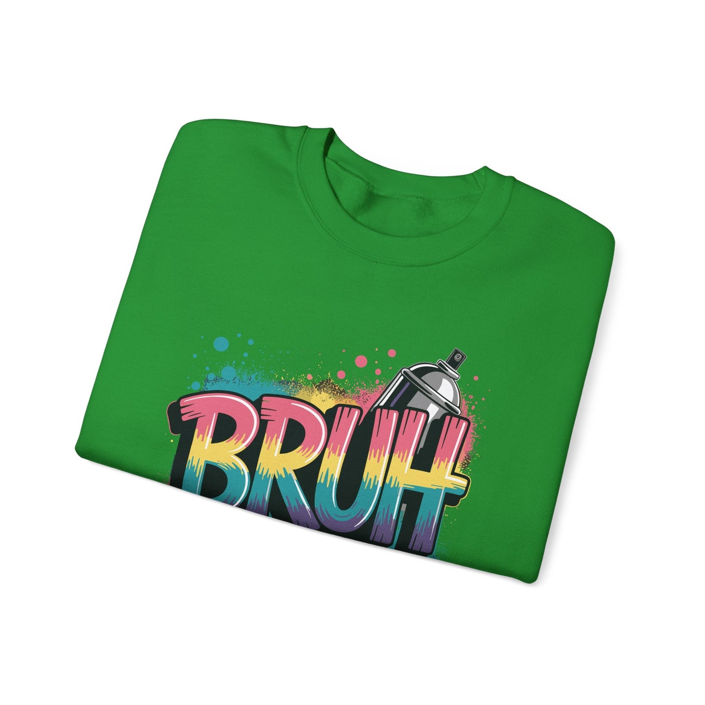 Bruh Graffiti Funny Saying Street Art Meme Men Boys Kids Sweatshirt
