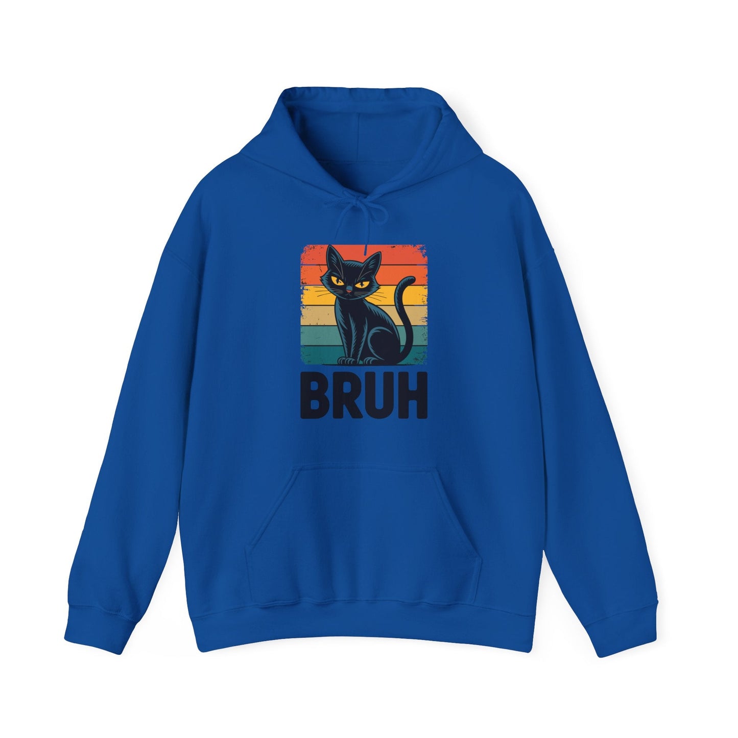 Funny Cat Bruh For Teens Boys Girls Men Women Meme Graphic Hoodie
