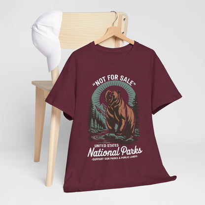 Not For Sale National Parks Support Our Parks & Public Lands T-shirt