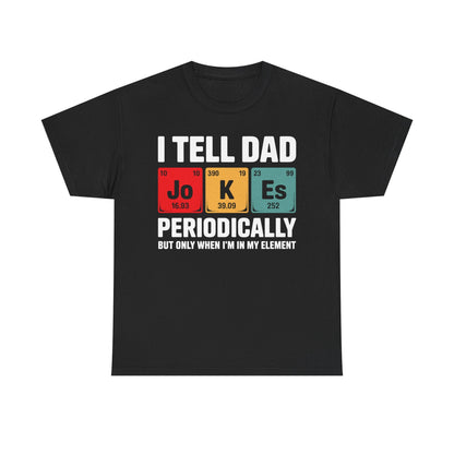 I Tell Dad Jokes Periodically Element Vintage Father's Day T-Shirt