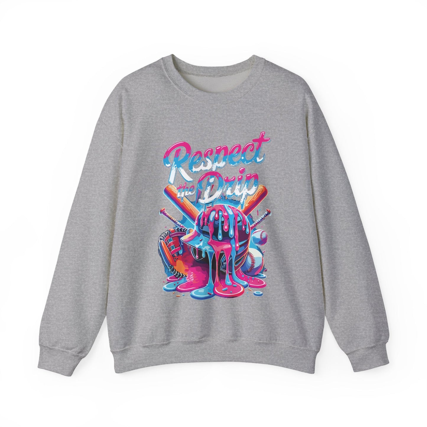 Baseball Drip For Boys Ice Cream Respect The Drip Baseball Sweatshirt