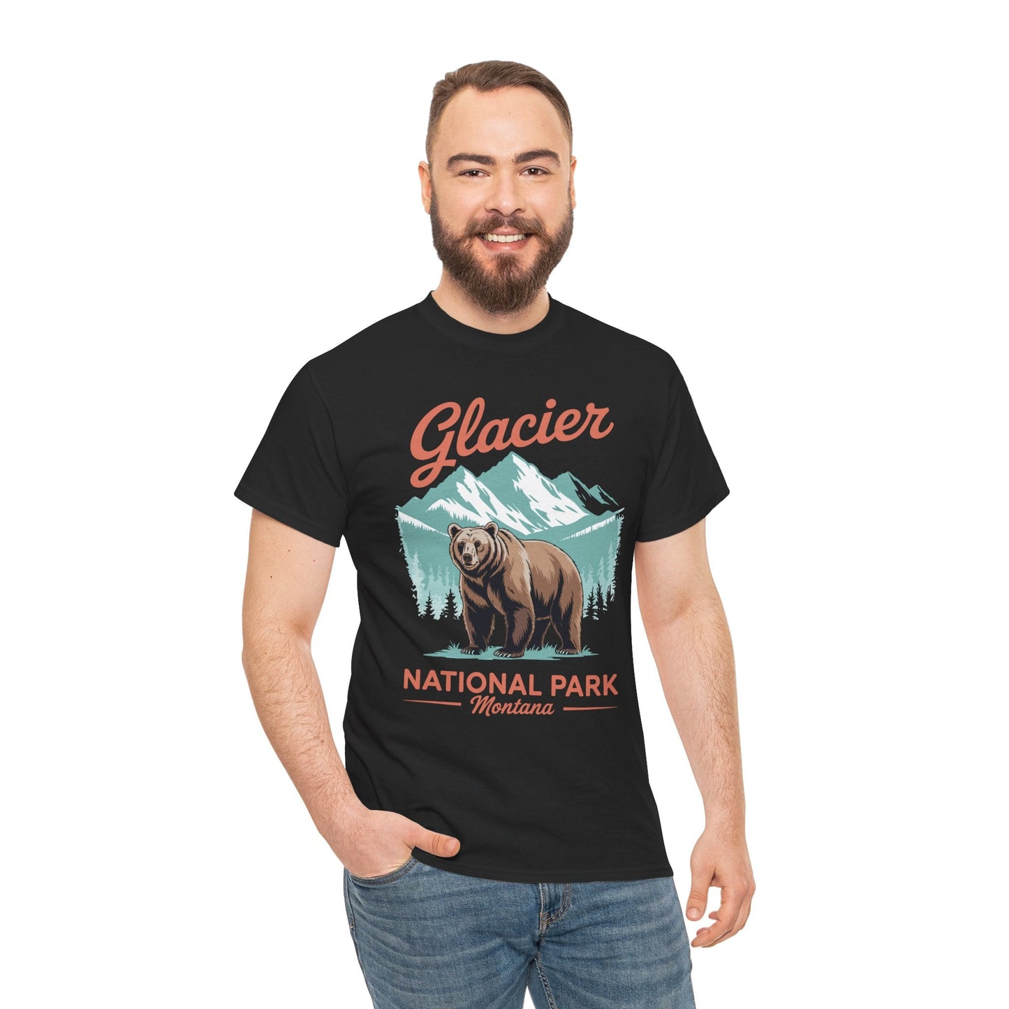 Glacier National Park retro T-Shirt