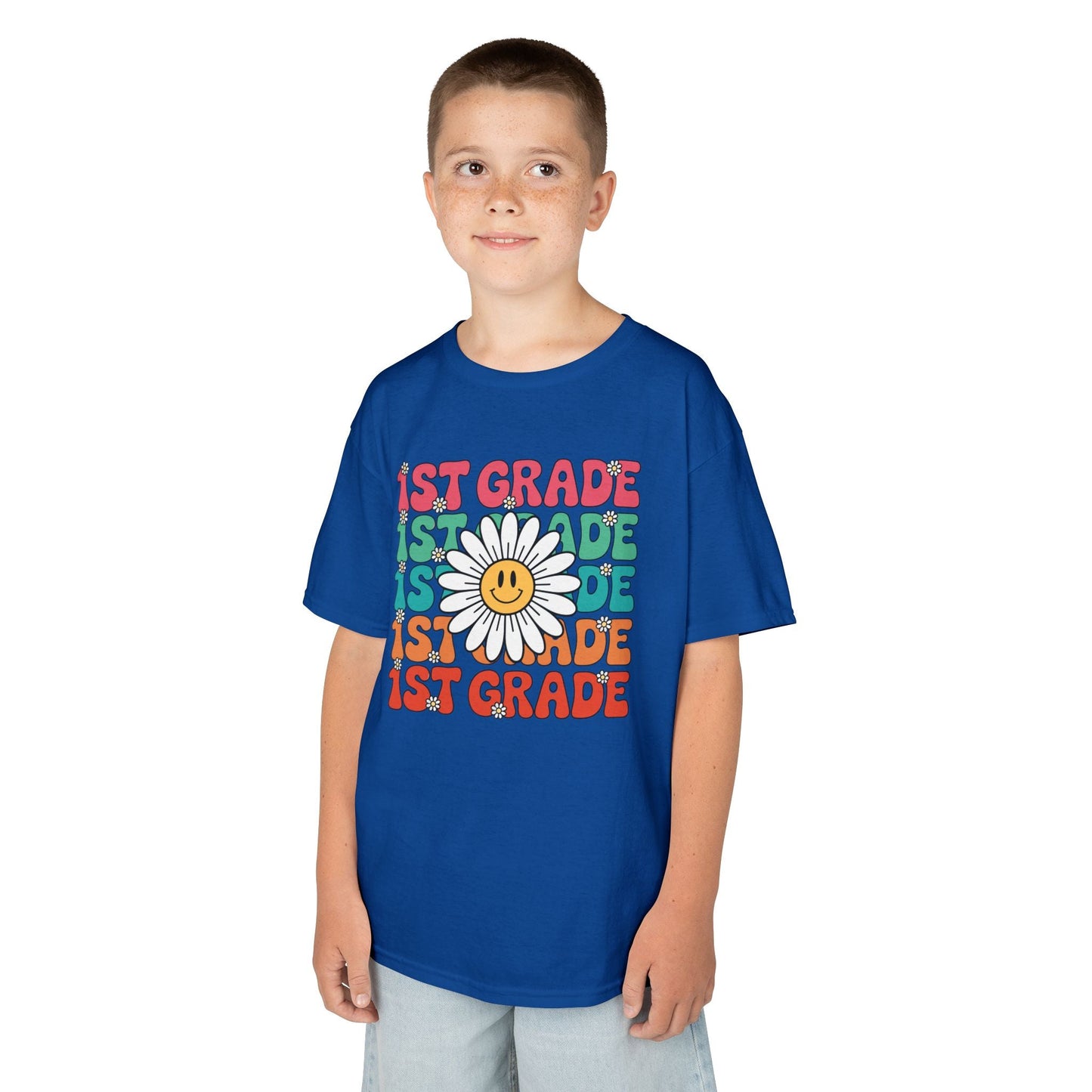 Groovy 1st Grade Back To School First Day of First Grade T-Shirt