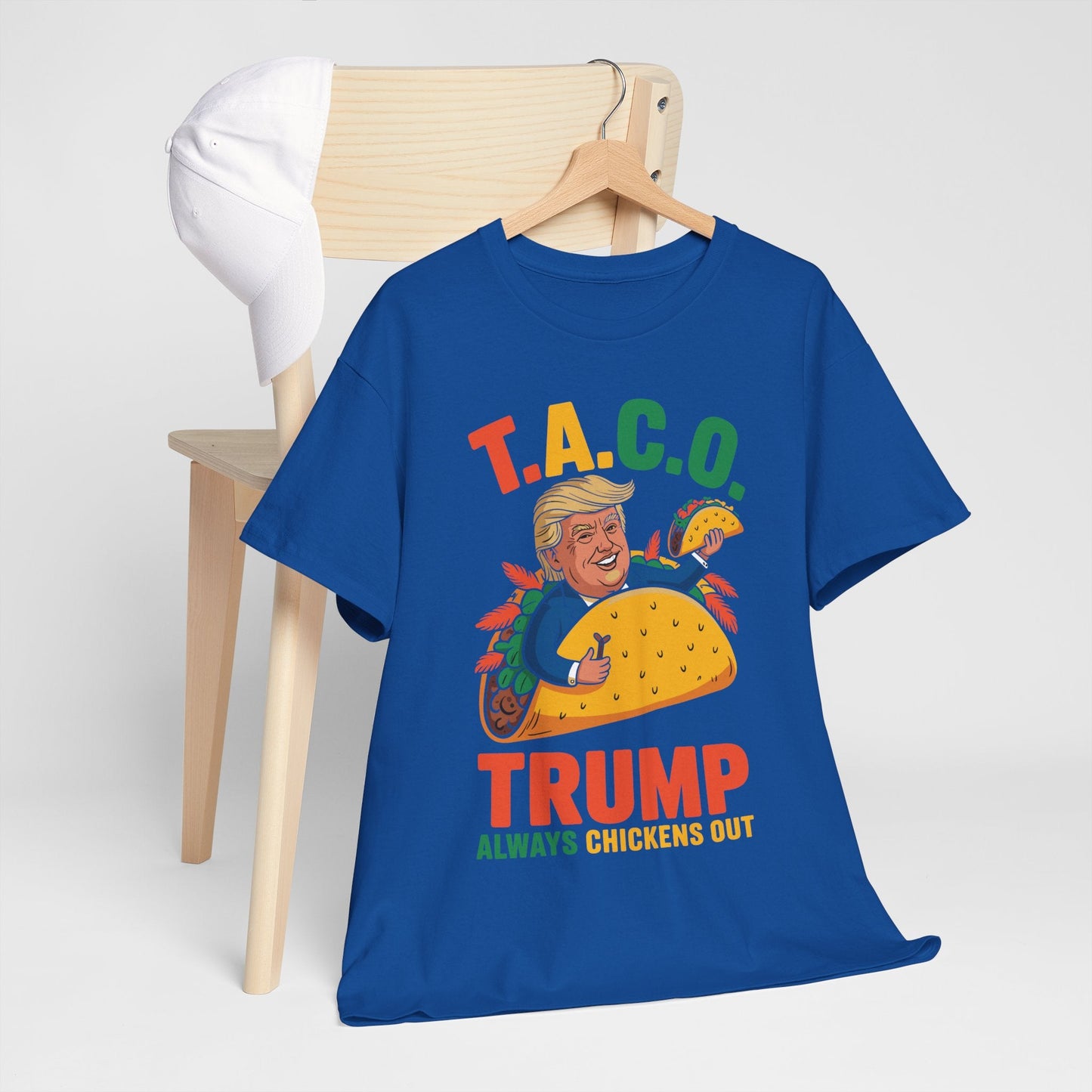 Funny Trump Taco Trump Always Chickens Out T-Shirt