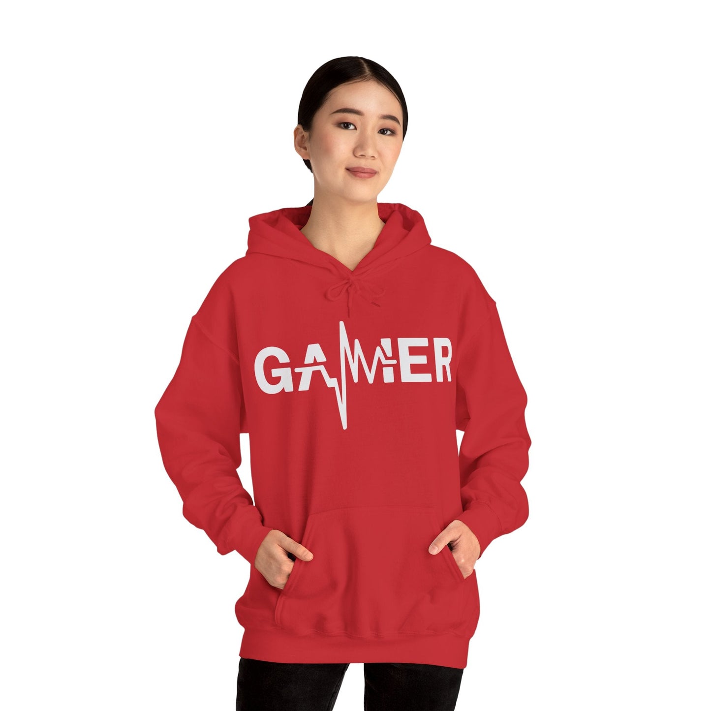 Gamer Heartbeat Video Games Graphic Hoodie