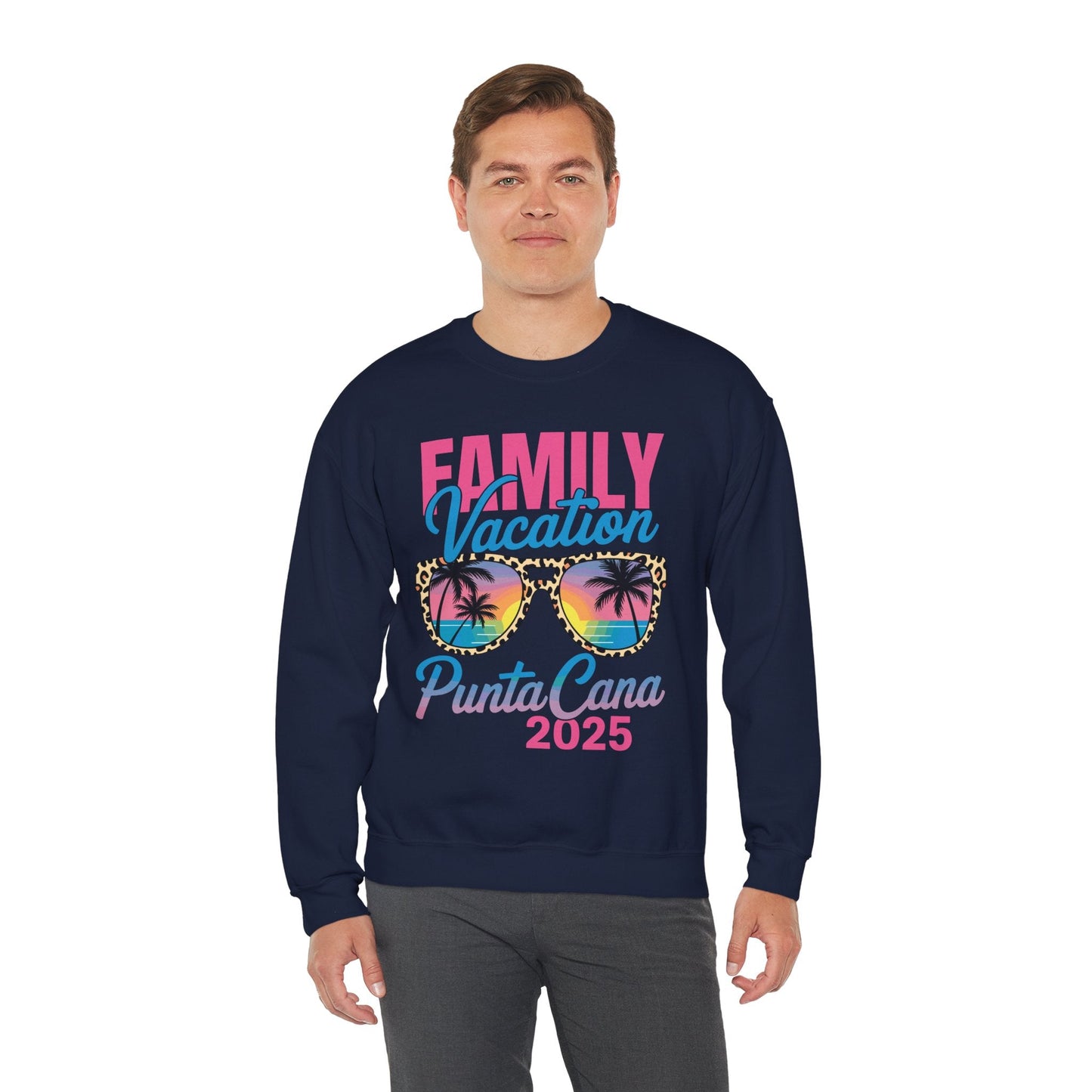 Family Vacation Punta Cana 2025 Matching Holiday Summer Sweatshirt