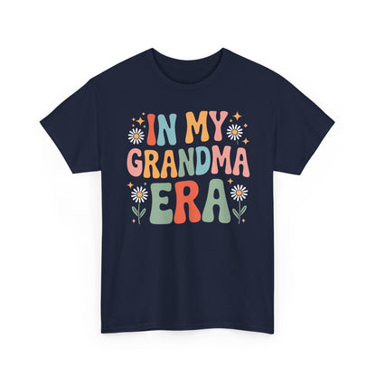 In My Grandma Era Funny Sarcastic Groovy Retro Mothers Day T-Shirt