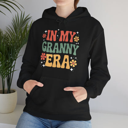 In My Granny Era Funny Sarcastic Groovy Retro Mothers Day Hoodie