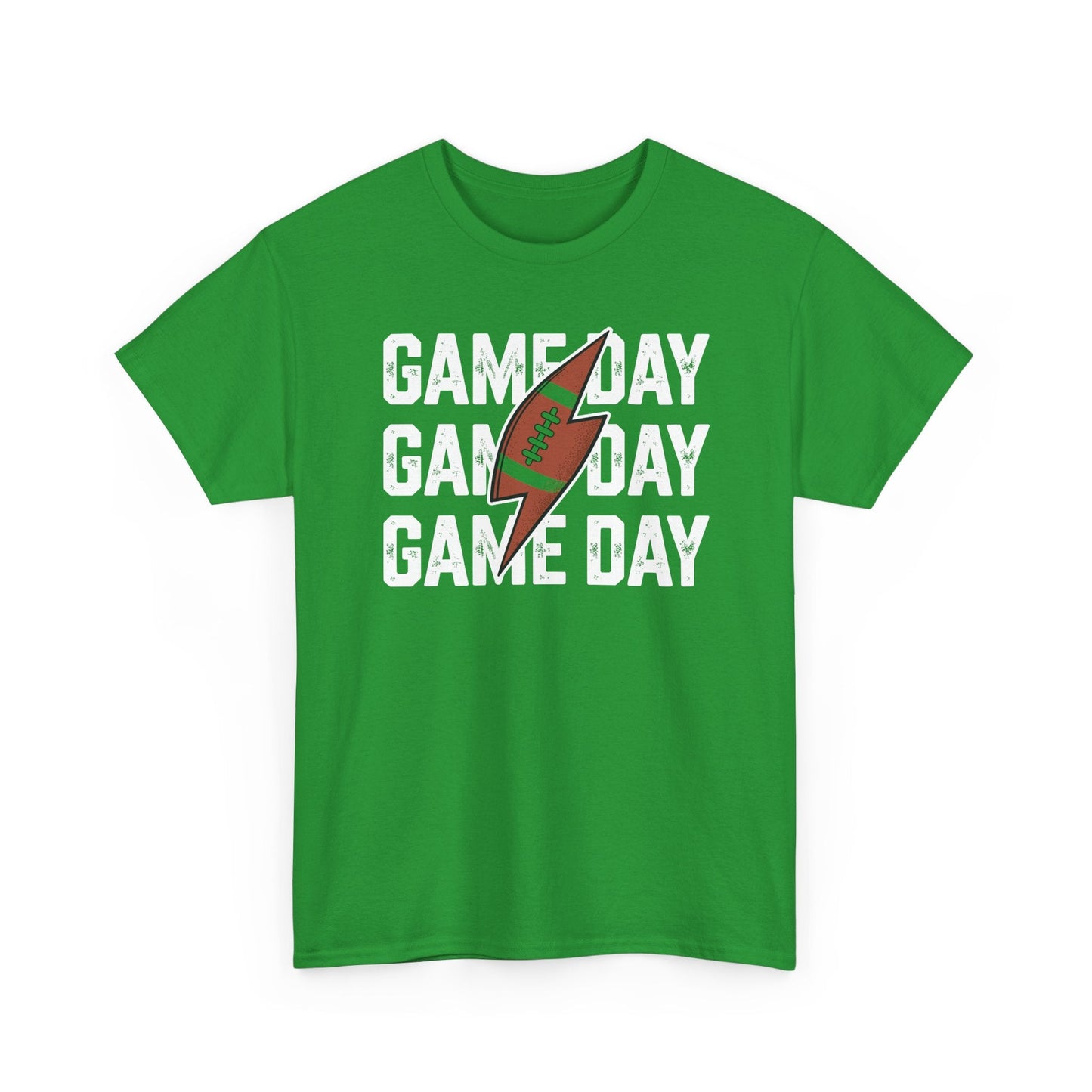 Vintage Game Day Football Lightning Bolt Funny Team Sport T-Shirt
