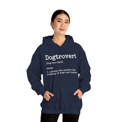 Dogtrovert Definition, Funny Dog Hoodie For Men Women