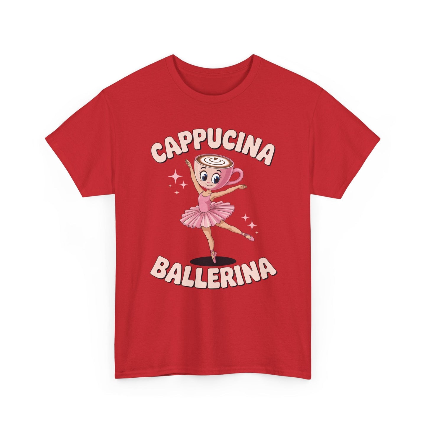 Funny Ballerina Cappuccina Coffee Dance Lovers Italian Meme T-Shirt