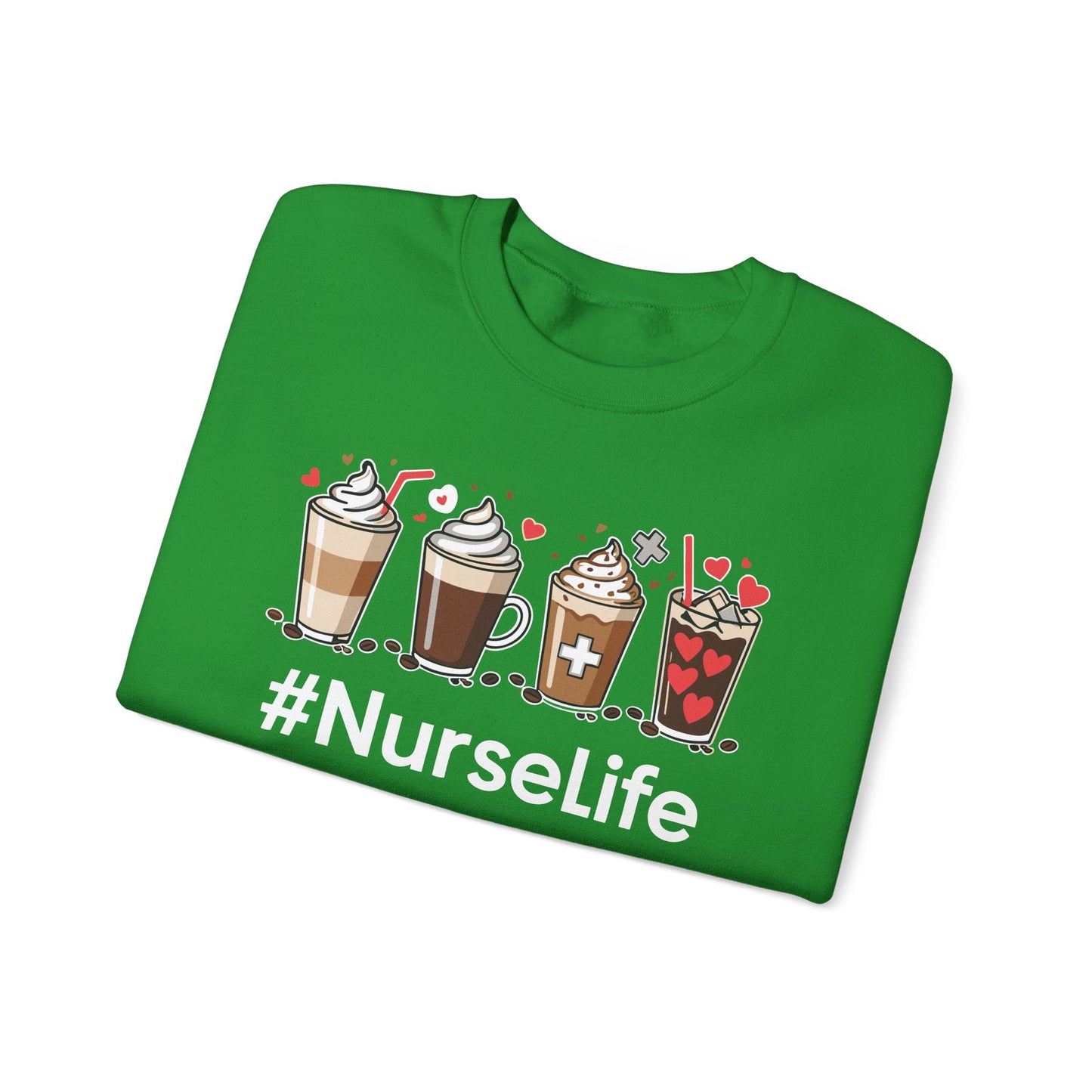 Nurse Life Funny Coffee Nurses Fuel Registered Nurse Medical Sweatshirt