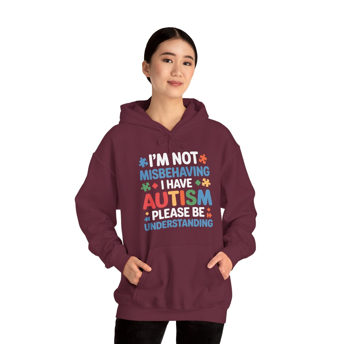 Autism Awareness I'm Not Misbehaving I Have Autism Hoodie
