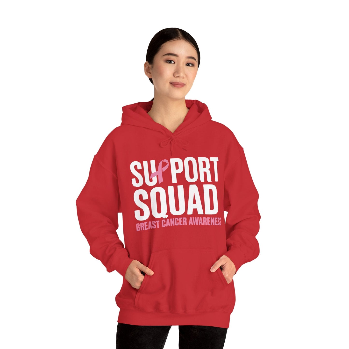 Breast Cancer Shirts Support Squad Breast Cancer Awareness Hoodie