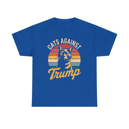Cats Against Trump Funny Anti Trump Election Funny Cat T-Shirt
