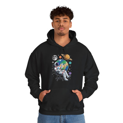 Astronaut Gamer Space Gaming System Planets Hoodie